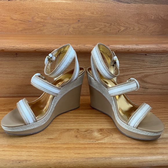 Coach Maralee Baby Calf Platform Wedges - Picture 6 of 8